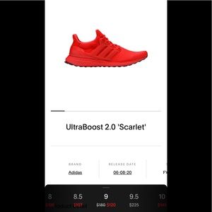 Adidas’s Ultraboost DNA ‘Scarlet’ 🤩
